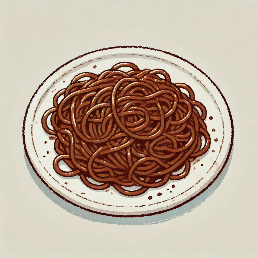 ソース焼きそば風パスタ