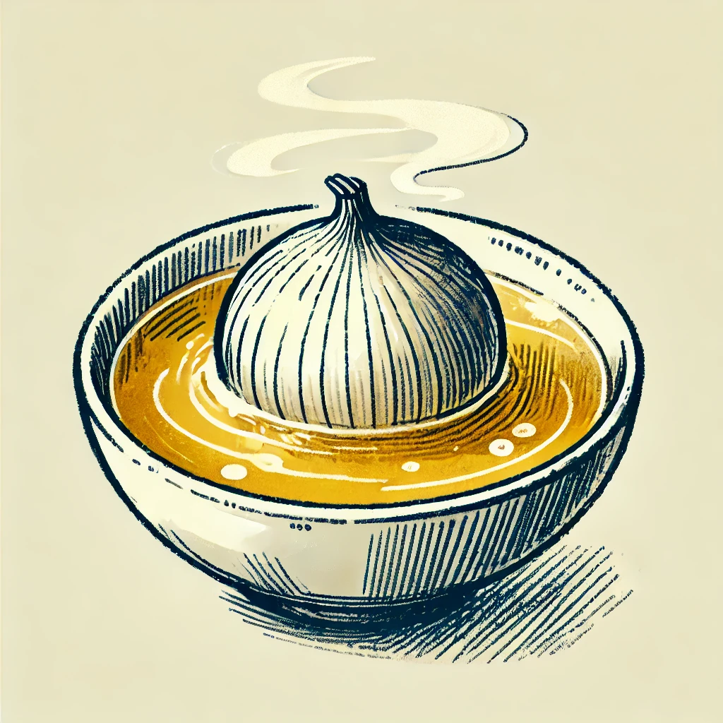 玉ねぎ丸ごとコンソメスープ